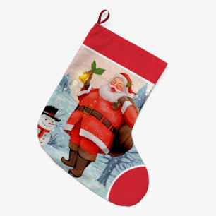 Ha Ha Joyeux Noël Grande Chaussette de Noël