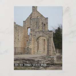 Ha Ha Tonka Castle Ruins Missouri Travel Postkarte