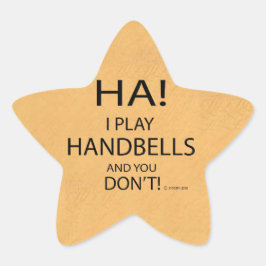 Ha Handbells Star Sticker