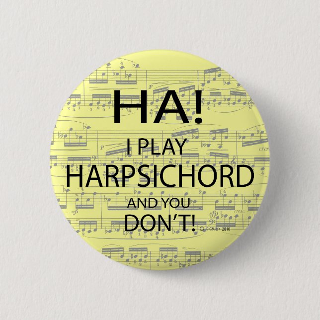 Ha Harpsichord Button (Vorderseite)