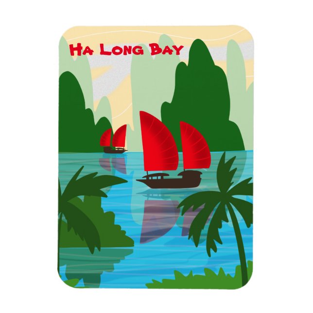 Ha Long Bay, Vietnam Magnet (Vertikal)