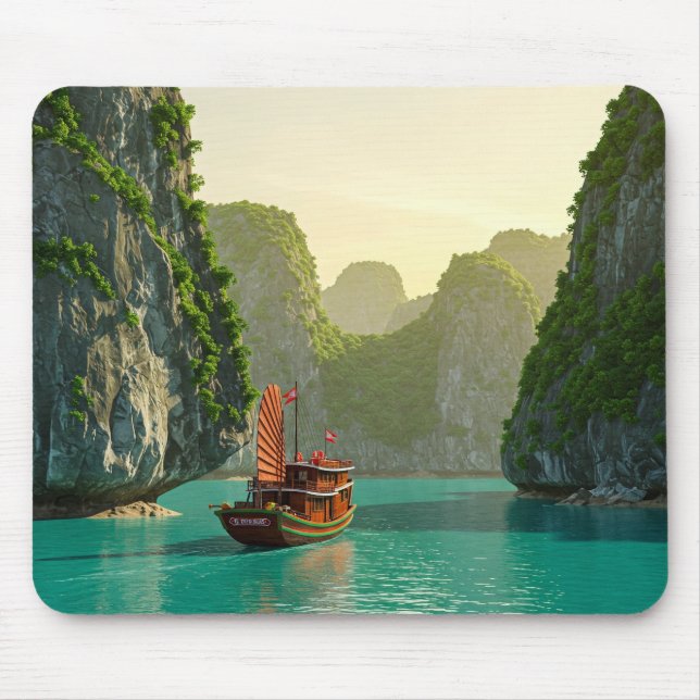Ha Long Bay Vietnam Travel Mousepad (Vorne)