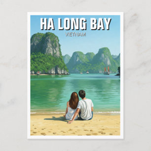 Ha Long Bay Vietnam Travel Postkarte