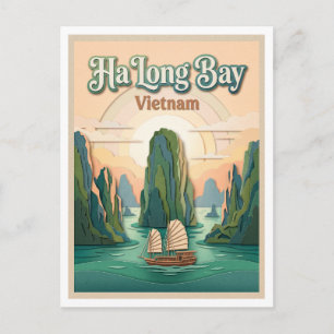 Ha Long Bucht Vietnam Postkarte