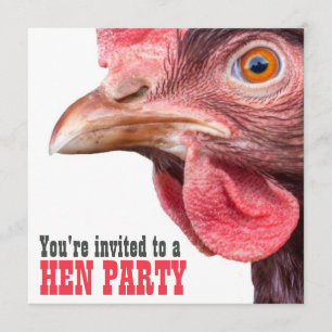 Ha Night Ladys Junggeselinnen-Abschied Big Chicken Einladung