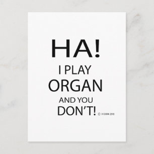 Ha Organ Postkarte