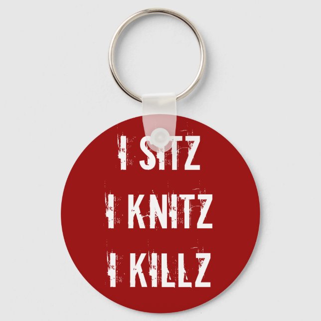 HA Schlüsselanhänger Knitz Killz (Vorderseite)