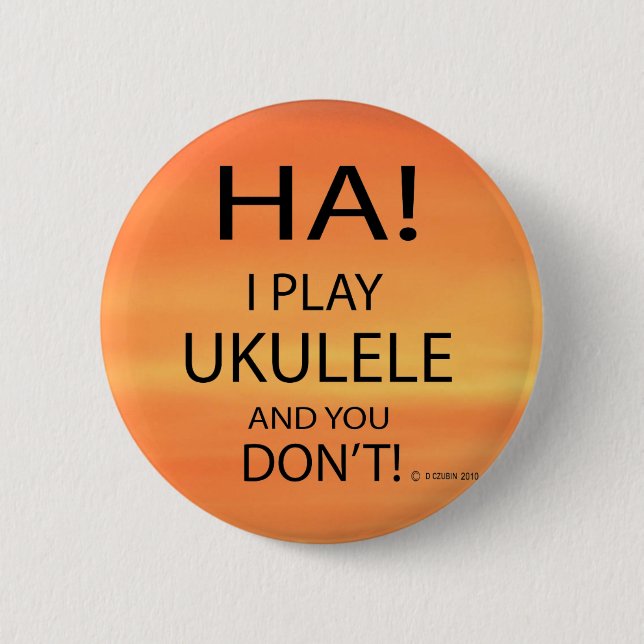Ha Ukulele Button (Vorderseite)