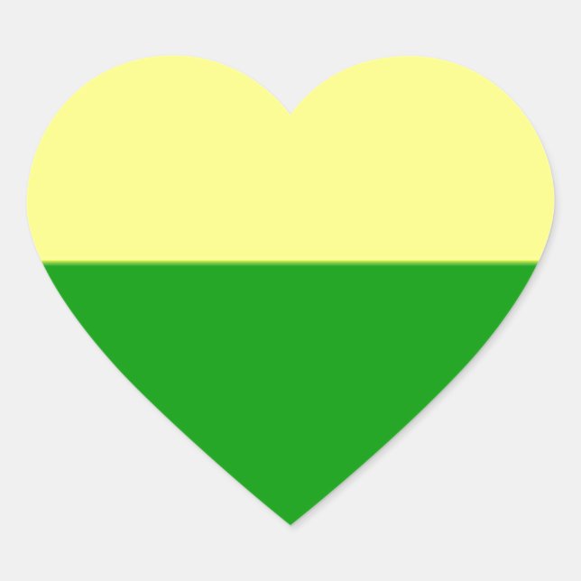 Haager Flagge Herz-Aufkleber (Vorderseite)