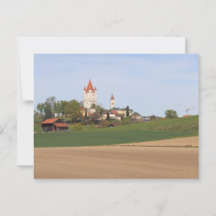 HAAGER MIT SCHLOSSTURM MIT ACKER VON ALTDORF POSTKARTE