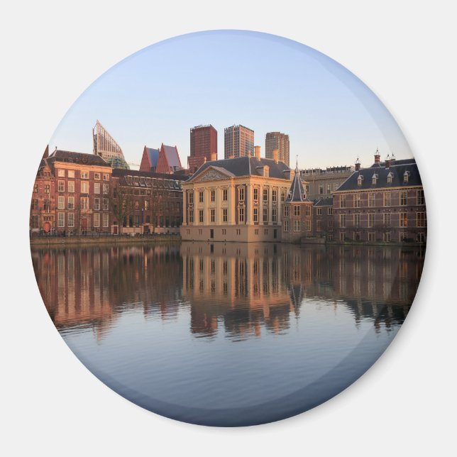 Haager Skyline in den Niederlanden Magnet (Vorne)
