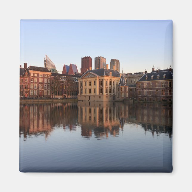 Haager Skyline in den Niederlanden Magnet (Vorne)
