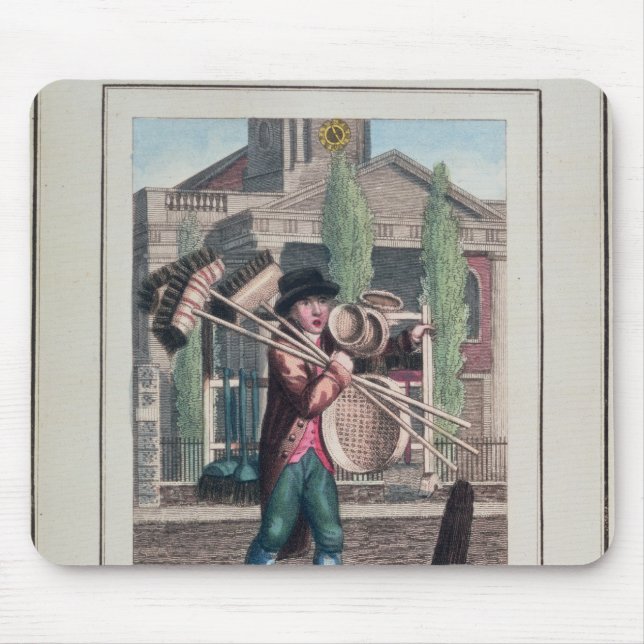 Haar-Besen, Shoreditch Kirche Mousepad (Vorne)