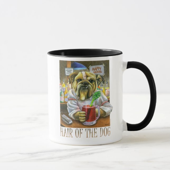 Haar des Hundes (Kater-Hilfe) Tasse (Rechts)