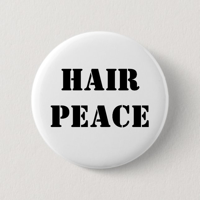 Haar-Frieden Button (Vorderseite)
