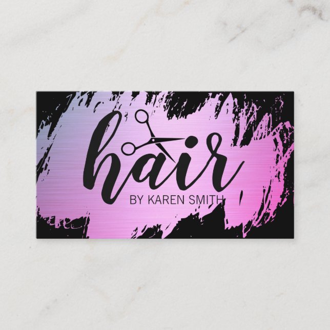 HAAR/Goldschmied (Glamour) Visitenkarte (Vorderseite)