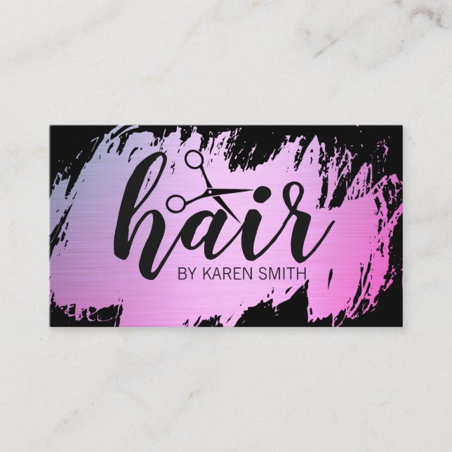 HAAR/Goldschmied (Glamour) Visitenkarte (Vorderseite)