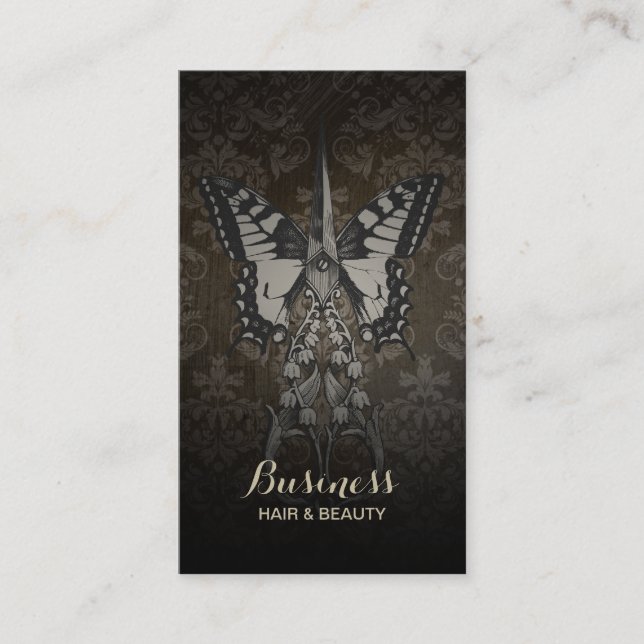 Haar-Loyalitäts-Durchschlags-Vintager Treuekarte (Vorderseite)