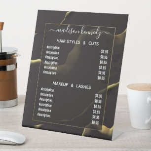 Haar Makeup Schwarz Inky Abstrakte Alkohol Fab Wer Sockelschild
