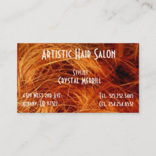 Haar-Salon-Stylistschönheit Visitenkarte
