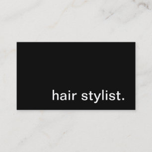 Haar-Stylist-Geschäfts-Karte Visitenkarte
