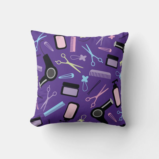 Haar-Stylist-Geschenk-Idee Kissen (Vorderseite)