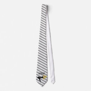 Haar-Stylist-gestreiftes Muster-elegante Art Krawatte