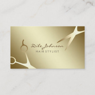 Haar-Stylist-GoldGlitzer-Saal beruflich Visitenkarte