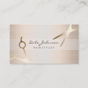 Haar-Stylist-GoldGlitzer-Saal beruflich Visitenkarte