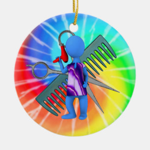 Haar-Stylist Keramikornament