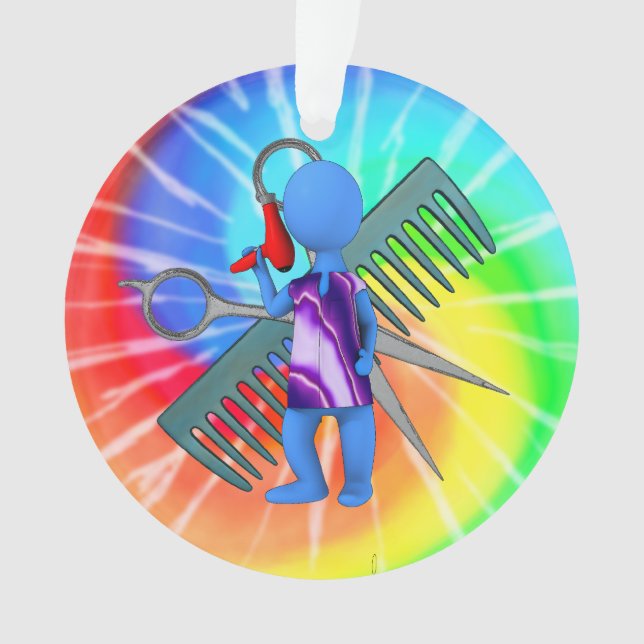 Haar-Stylist Ornament (Vorderseite)