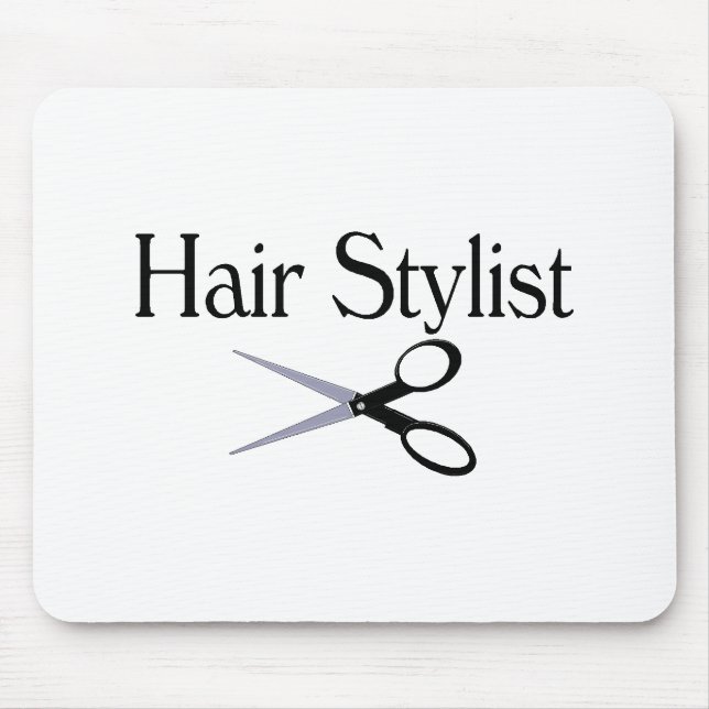 Haar-Stylist-Scheren Mousepad (Vorne)