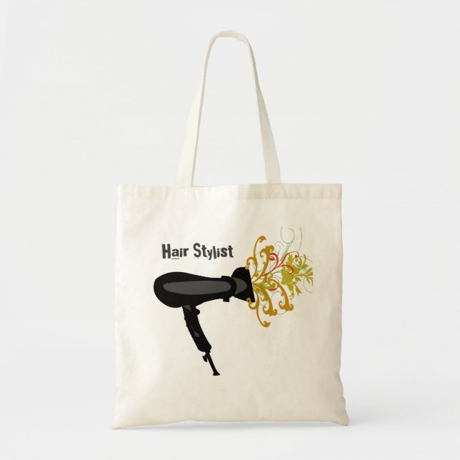 Haar-Stylist-Trockner-durchbrennenBlumen Tragetasche (Vorne)