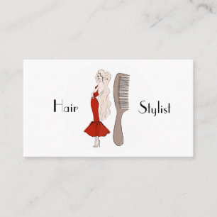 Haar-Stylist Visitenkarte