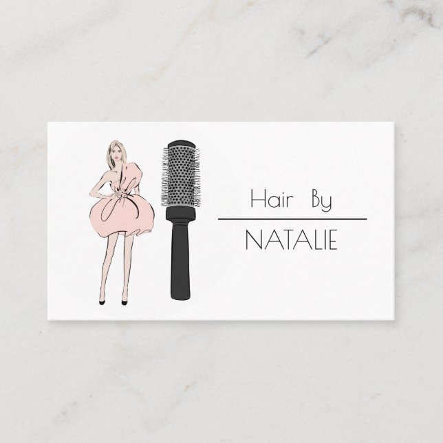 Haar-Stylist Visitenkarte (Vorderseite)