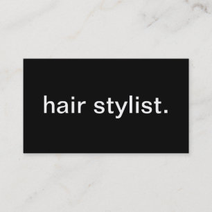 Haar-Stylist Visitenkarte
