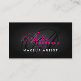 Haar-und Maskenbildner-Monogramm Visitenkarte