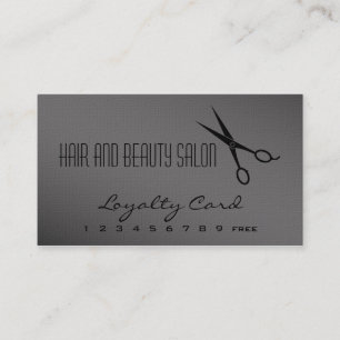 Haar und Schönheits-Salon-Loyalitäts-Karte - Treuekarte