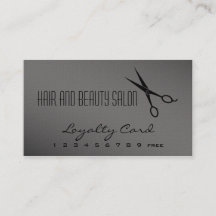 Haar und Schönheits-Salon-Loyalitäts-Karte -