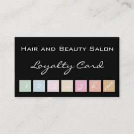 Haar und Schönheits-Salon-Loyalitäts-Karte Treuekarte