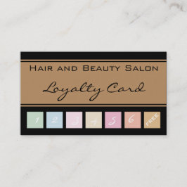 Haar und Schönheits-Salon-Loyalitäts-Karte Treuekarte