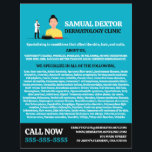 Haarausfall, Dermatologe, Klinik für Dermatologie Flyer<br><div class="desc">Haarausfall,  Dermatologe,  Klinik für Dermatologie,  Flyer für Werbung beim Visitenkarten-Store.</div>