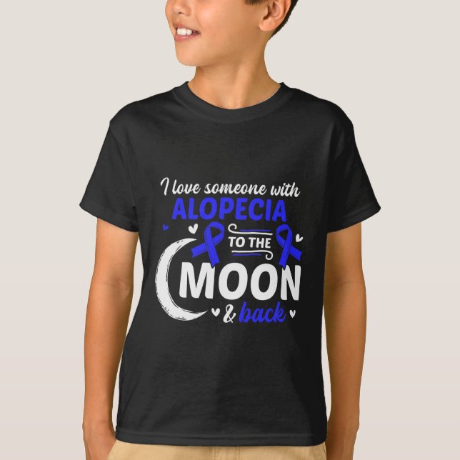 Haarausfall I Liebe Jemand mit Alopezie Alopezie A T-Shirt (Vorderseite)