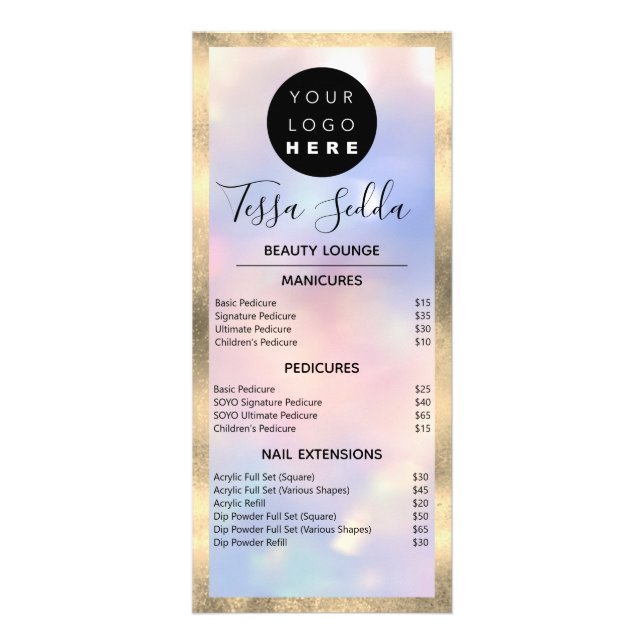 Haare Makeup Nägel Manicure Pediküre WELLNESS-CENT Werbekarte (Vorne)