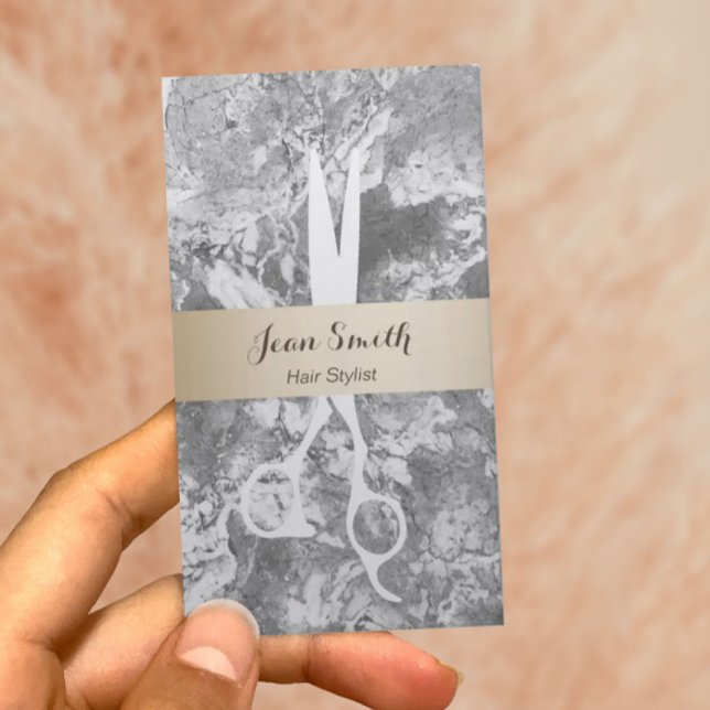 Haare Stylist Gold gestreifter Marmorstein Termin (Von Creator hochgeladen)