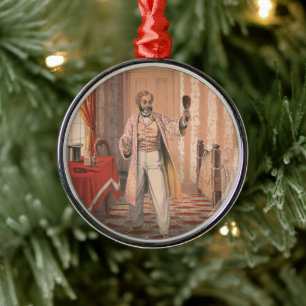 Haarfärbemittel, Circa 1864 Ornament Aus Metall