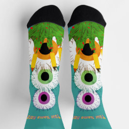Haarige Augen Socken