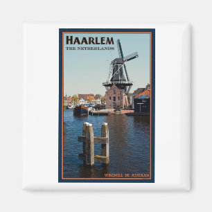 Haarlem- - Adriaan-Windmühle Magnet