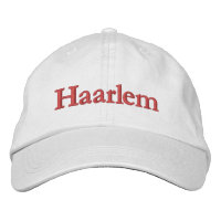 Haarlem bestickte Baseball Cap