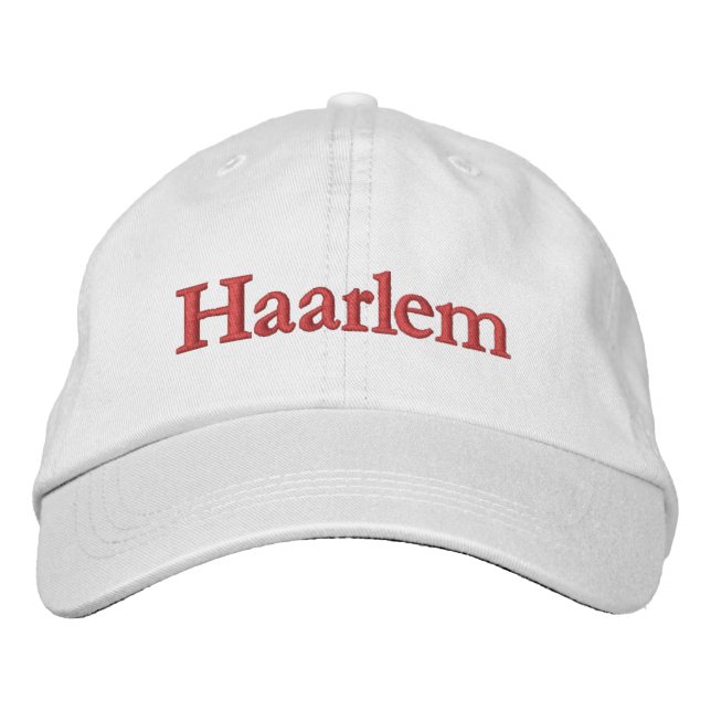 Haarlem bestickte Baseball Cap Baseballkappe (Vorderseite)